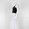 Tach Clothing Black Knitted Crop Top with Flower Motifs