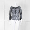 Isabel Marant Etoile Dark Sheer Patterned Top