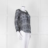 Isabel Marant Etoile Dark Sheer Patterned Top