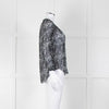 Isabel Marant Etoile Dark Sheer Patterned Top
