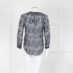Isabel Marant Etoile Dark Sheer Patterned Top