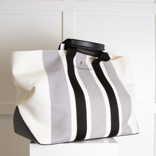 Calvin Klein Stripe Canvas Tote