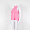 Me + Em Pale Pink Sleeveless Tie Neck Top