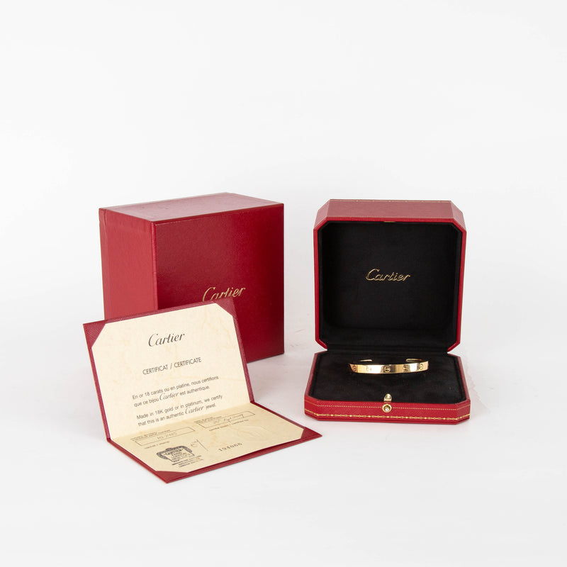 Cartier Yellow Gold 18K Gold Love Bracelet
