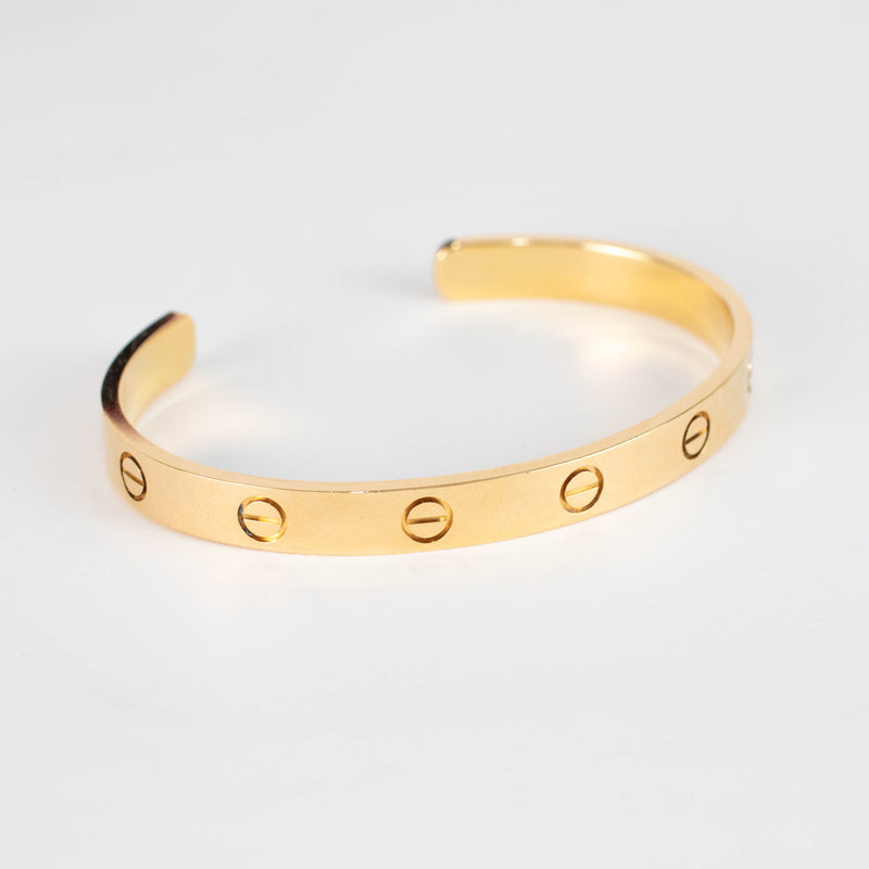 Cartier Yellow Gold 18K Gold Love Bracelet