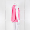Me + Em Pale Pink Sleeveless Tie Neck Top