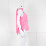 Me + Em Pale Pink Sleeveless Tie Neck Top