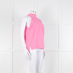 Me + Em Pale Pink Sleeveless Tie Neck Top