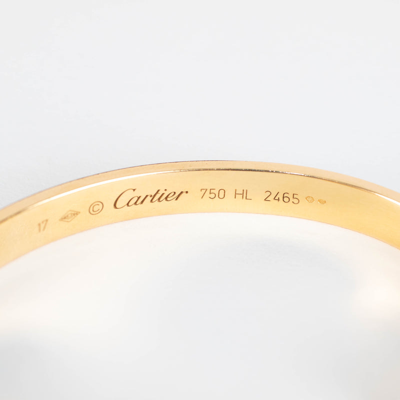 Cartier Yellow Gold 18K Gold Love Bracelet