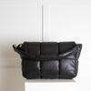 Stand Studio Black Faux Leather Quilted Shoulder Bag