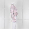 IRO Pastel Patterned Wrap Around Blouse