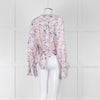 IRO Pastel Patterned Wrap Around Blouse