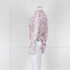 IRO Pastel Patterned Wrap Around Blouse