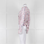 IRO Pastel Patterned Wrap Around Blouse
