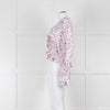 IRO Pastel Patterned Wrap Around Blouse