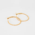 Rosa de la Cruz 18k Gold 25mm Pave Hoops