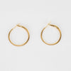 Rosa de la Cruz 18k Gold 25mm Pave Hoops