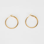 Rosa de la Cruz 18k Gold 25mm Pave Hoops
