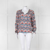 Dea Kudibal Multicoloured L/S Top With Gathered Cuffs