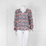 Dea Kudibal Multicoloured L/S Top With Gathered Cuffs