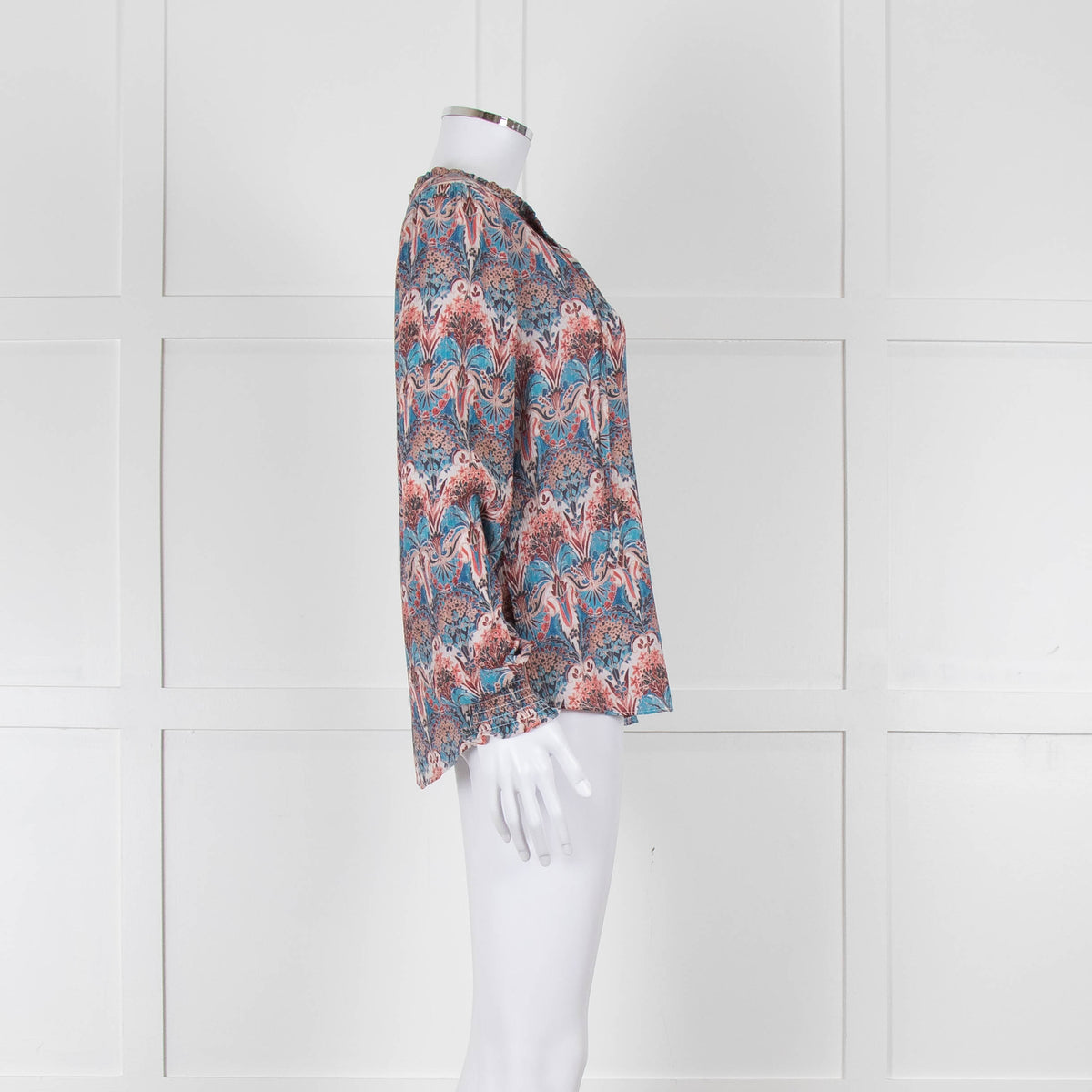 Dea Kudibal Multicoloured L/S Top With Gathered Cuffs