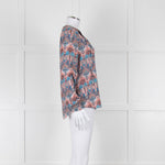 Dea Kudibal Multicoloured L/S Top With Gathered Cuffs