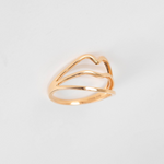 Rosa de la Cruz 18k Rose Gold Lips Ring
