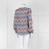 Dea Kudibal Multicoloured L/S Top With Gathered Cuffs