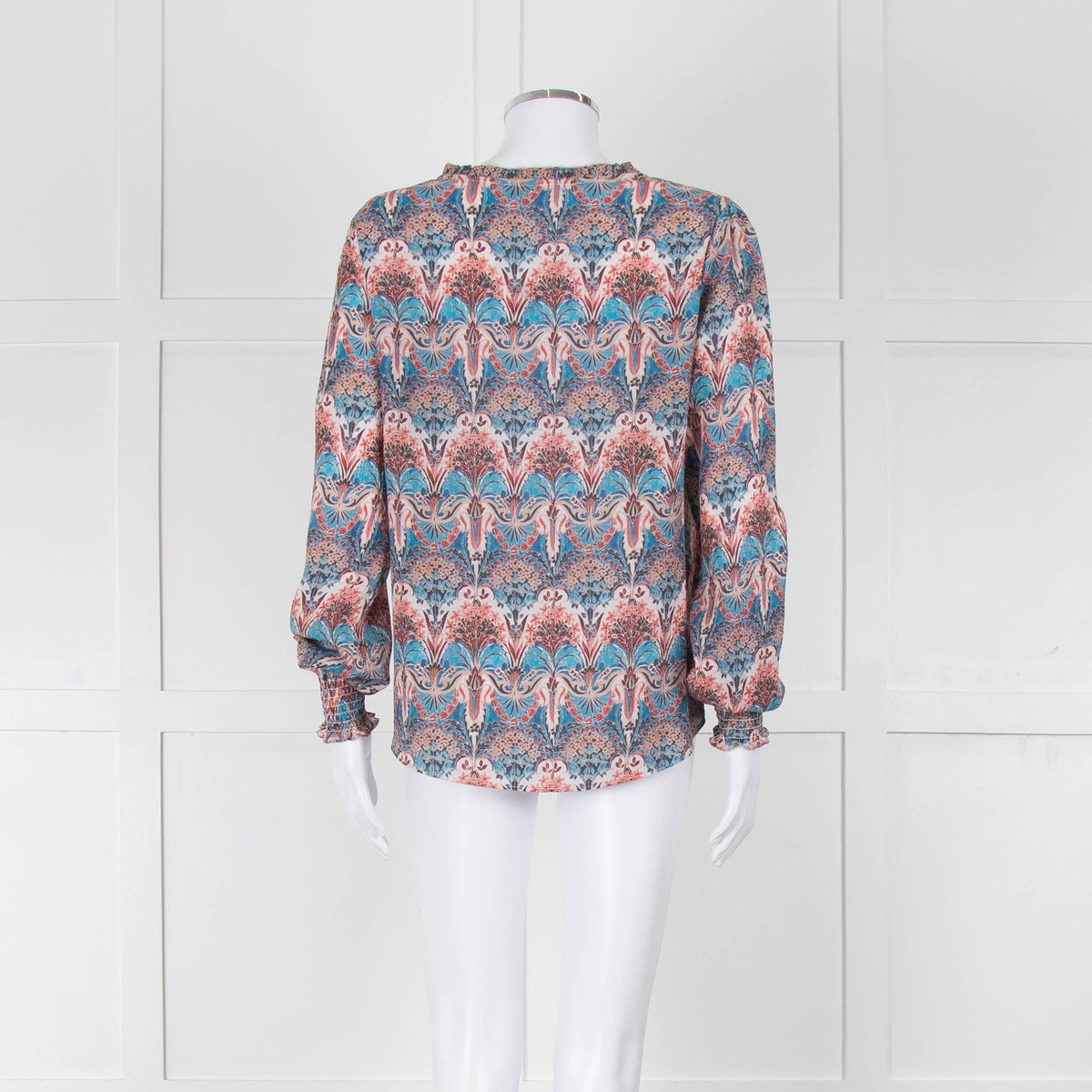 Dea Kudibal Multicoloured L/S Top With Gathered Cuffs