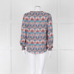 Dea Kudibal Multicoloured L/S Top With Gathered Cuffs