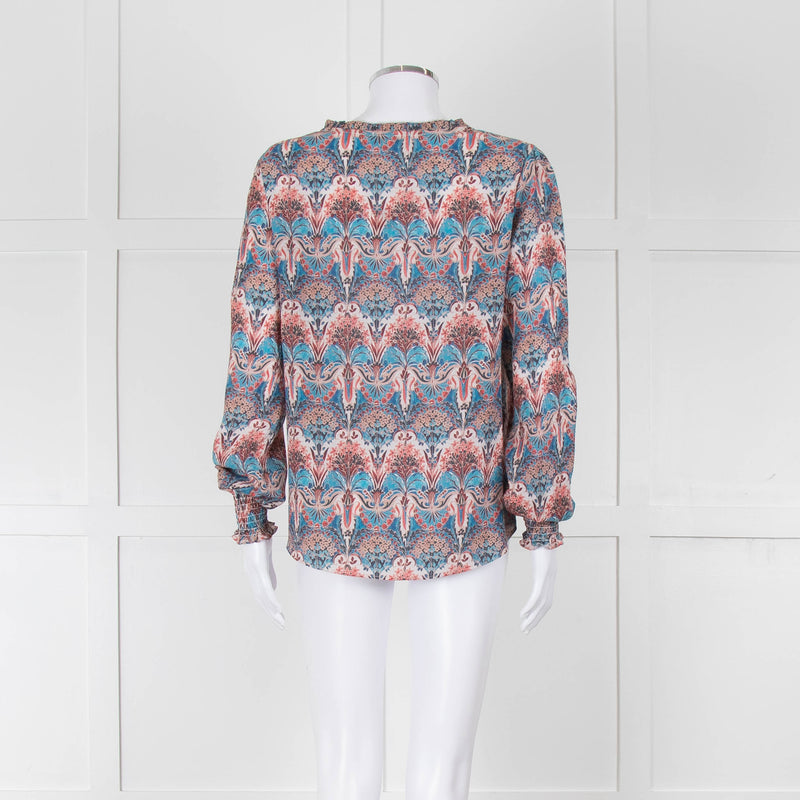 Dea Kudibal Multicoloured L/S Top With Gathered Cuffs
