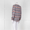 Dea Kudibal Multicoloured L/S Top With Gathered Cuffs
