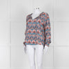 Dea Kudibal Multicoloured L/S Top With Gathered Cuffs