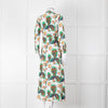 Maje Green Floral Cotton Shirt Dress