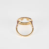 Rosa de la Cruz 18k Yellow Gold Smile Ring with Pink Sapphires