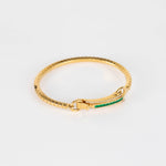 Rainbow K Empress Diamond, Emerald & 18kt Gold Bracelet