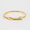 Rainbow K Empress Diamond, Emerald & 18kt Gold Bracelet