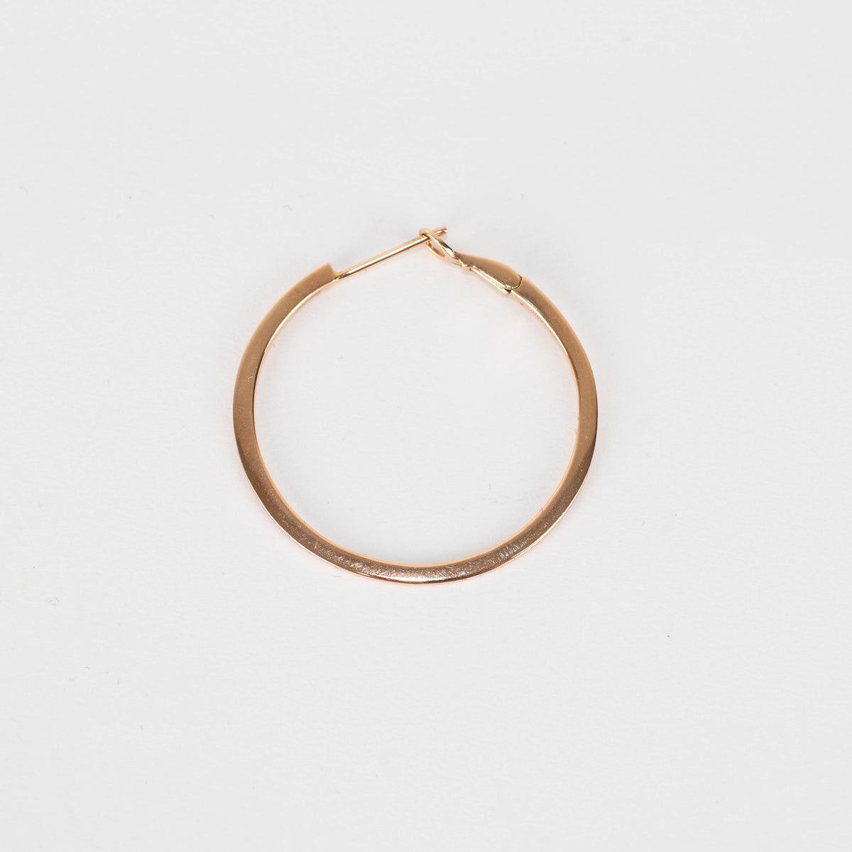 Maria Tash 31mm Rose Gold Single Flat Hoop Earring