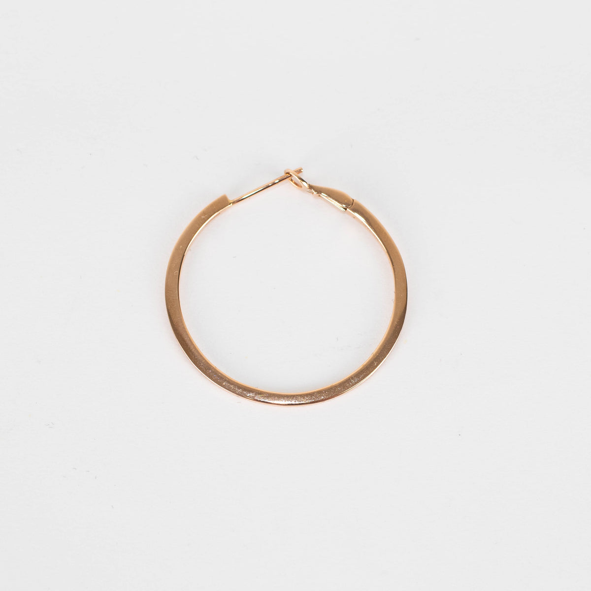 Maria Tash 31mm Rose Gold Single Flat Hoop Earring
