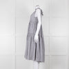 Asceno Striped Cotton Tiered Summer Dress