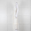 Paige Cream Sleeveless Tiered Frill Dress With Belt