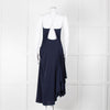 Philip Lim Navy Jersey Dress with Snake Chain Straps