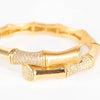 Rainbow K Bamboo XL Bracelet with White Diamonds