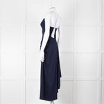Philip Lim Navy Jersey Dress with Snake Chain Straps