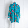 Etro Blue Pink Paisley Silk Shirt