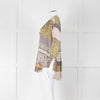 Charlotte Sparre Silk Blouse with Geometric Pattern