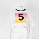 Chanel White CC Nr5 Short Sleeve T-Shirt