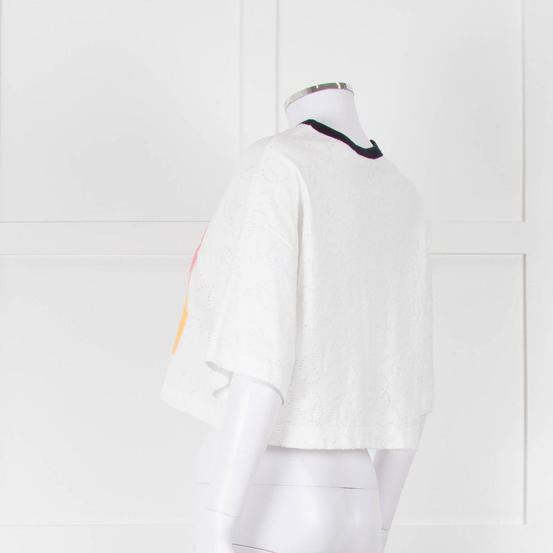 Chanel White CC Nr5 Short Sleeve T-Shirt