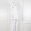 Melissa Odabash Cream Cotton Tiered Mini Sun Dress