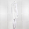 Melissa Odabash Cream Cotton Tiered Mini Sun Dress
